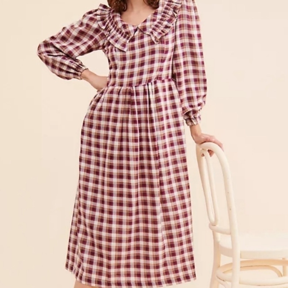 Tach × Anthropology Cotton Lulu Dress M